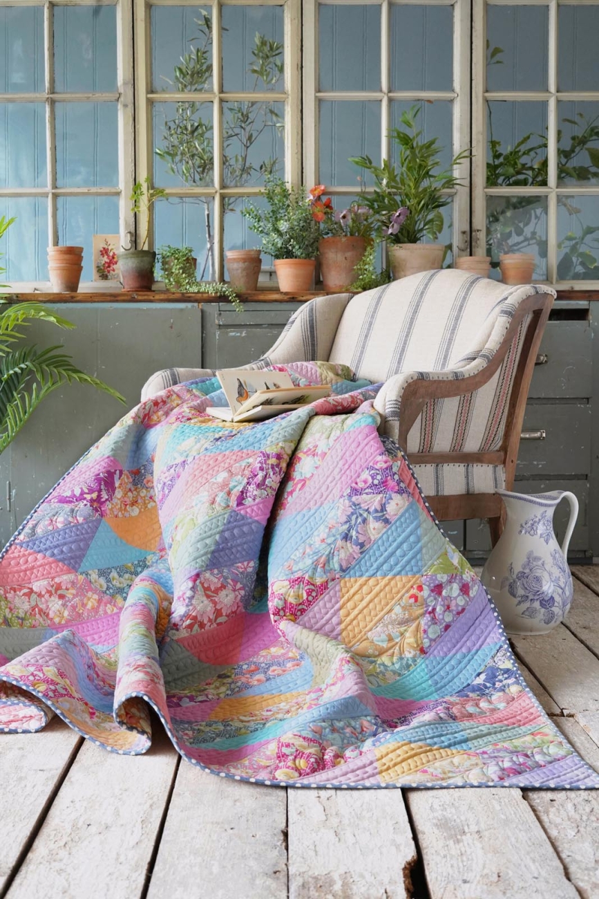 Tilda Patchwork Stoff Baumwolle - Gardenlife - Green
